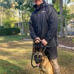 Mason with Dutch Shepherd